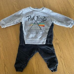 💫 3 for $25 💫 Pink Floyd Band 2 Piece Baby Outfit - Sweats & Sweatshirt VGUC